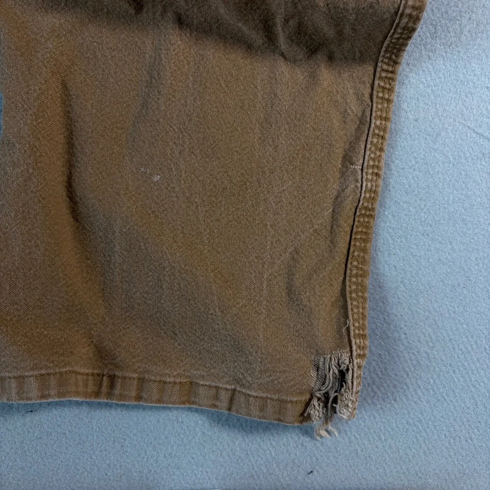 Dickies Mens Carpenter Pants Duck Brown Canvas Utility Workwear Straight Leg